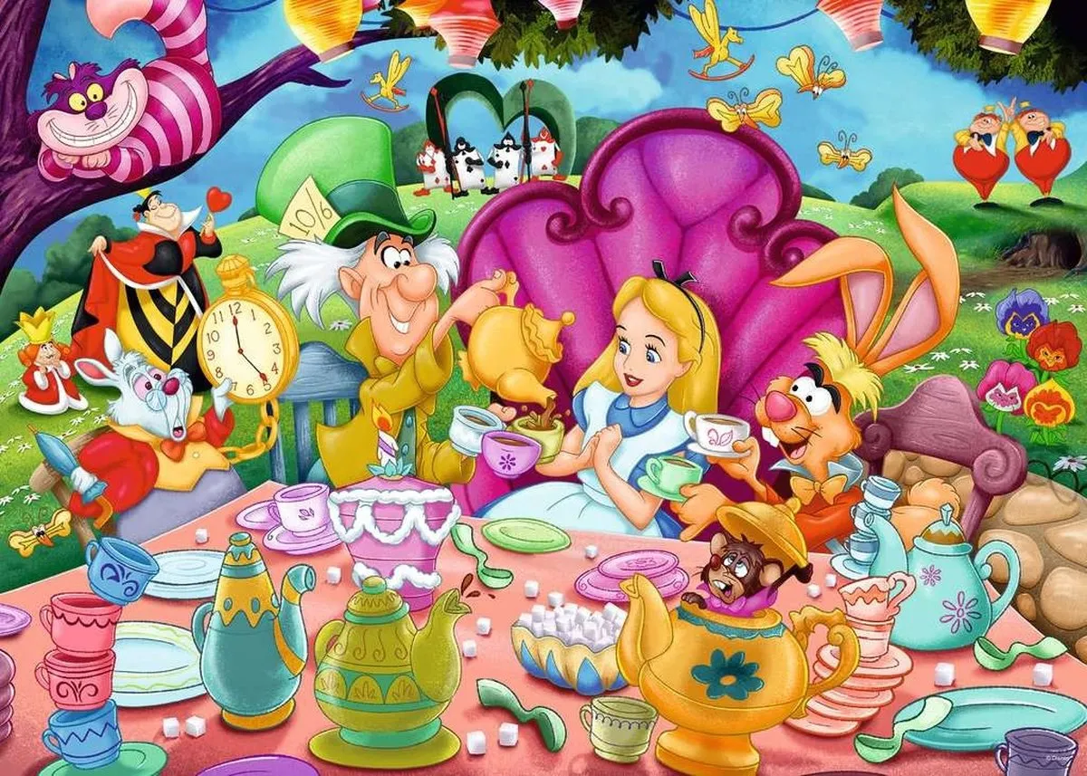 Ravensburger Alice in Wonderland Legpuzzel 1000 Stuks - Multicolor