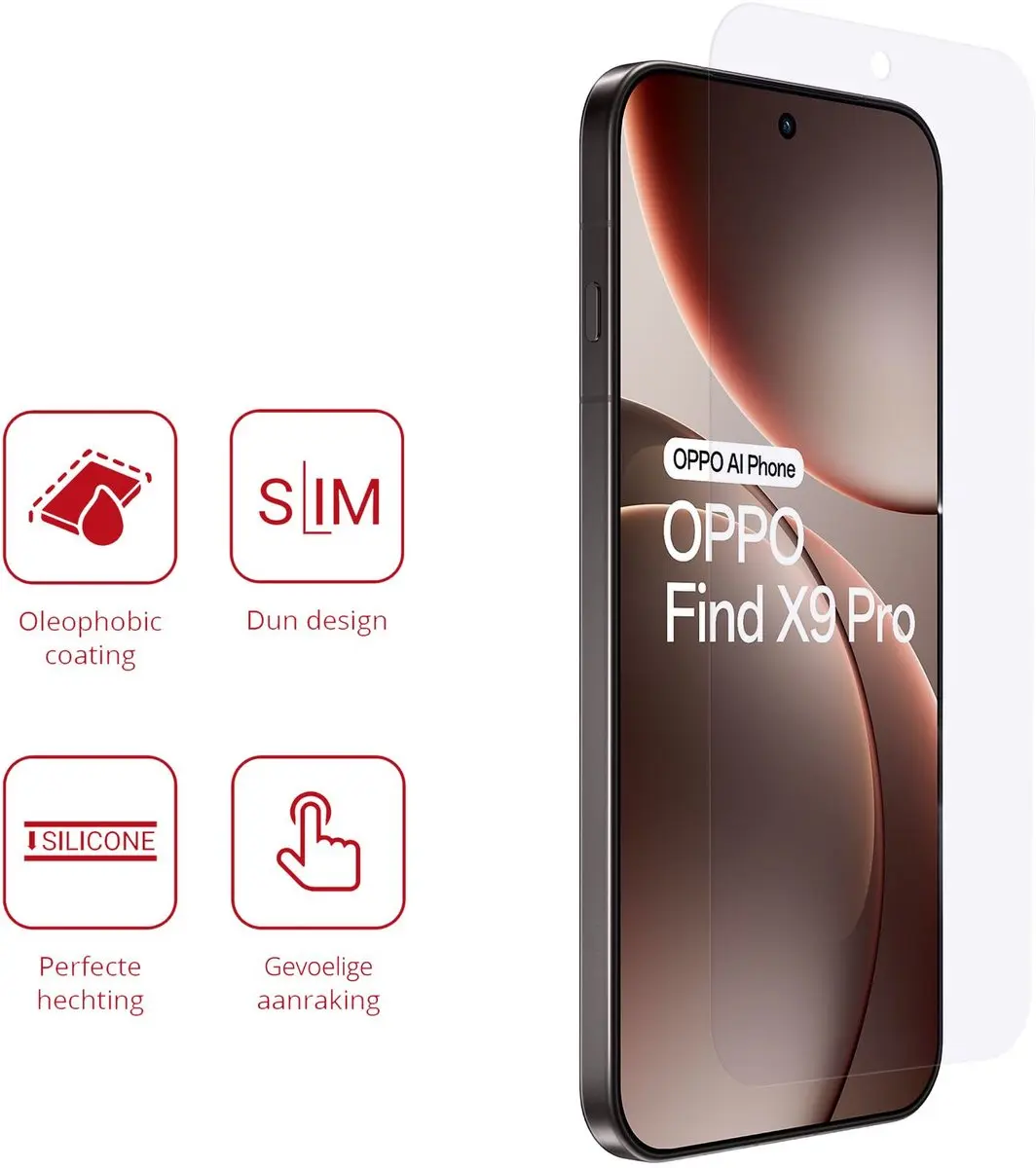 Rosso Screen Protector Oppo Find X9 Pro - 2 Stuks