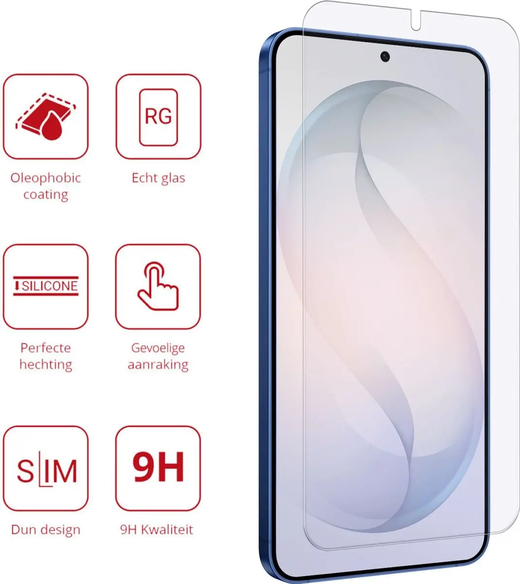 Rosso Screen Protector Samsung Galaxy S26 Plus - 9H Tempered Glass