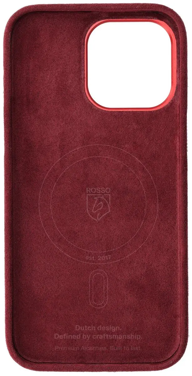 Rosso Avanti Hoesje iPhone 15 Pro - MagSafe - Burgundy