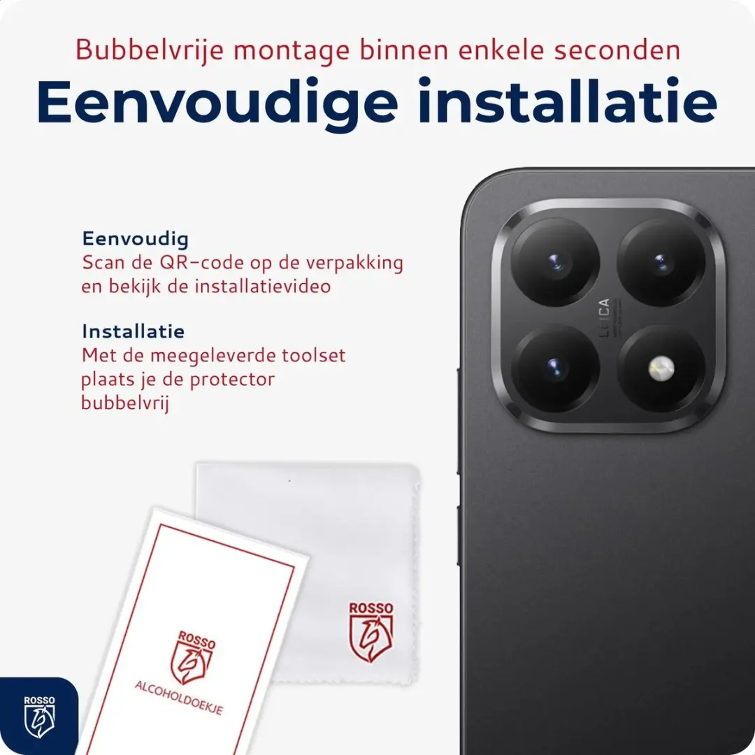 Rosso Camera Protector Xiaomi 15T Pro - Ultra Dun Glas - Transparant