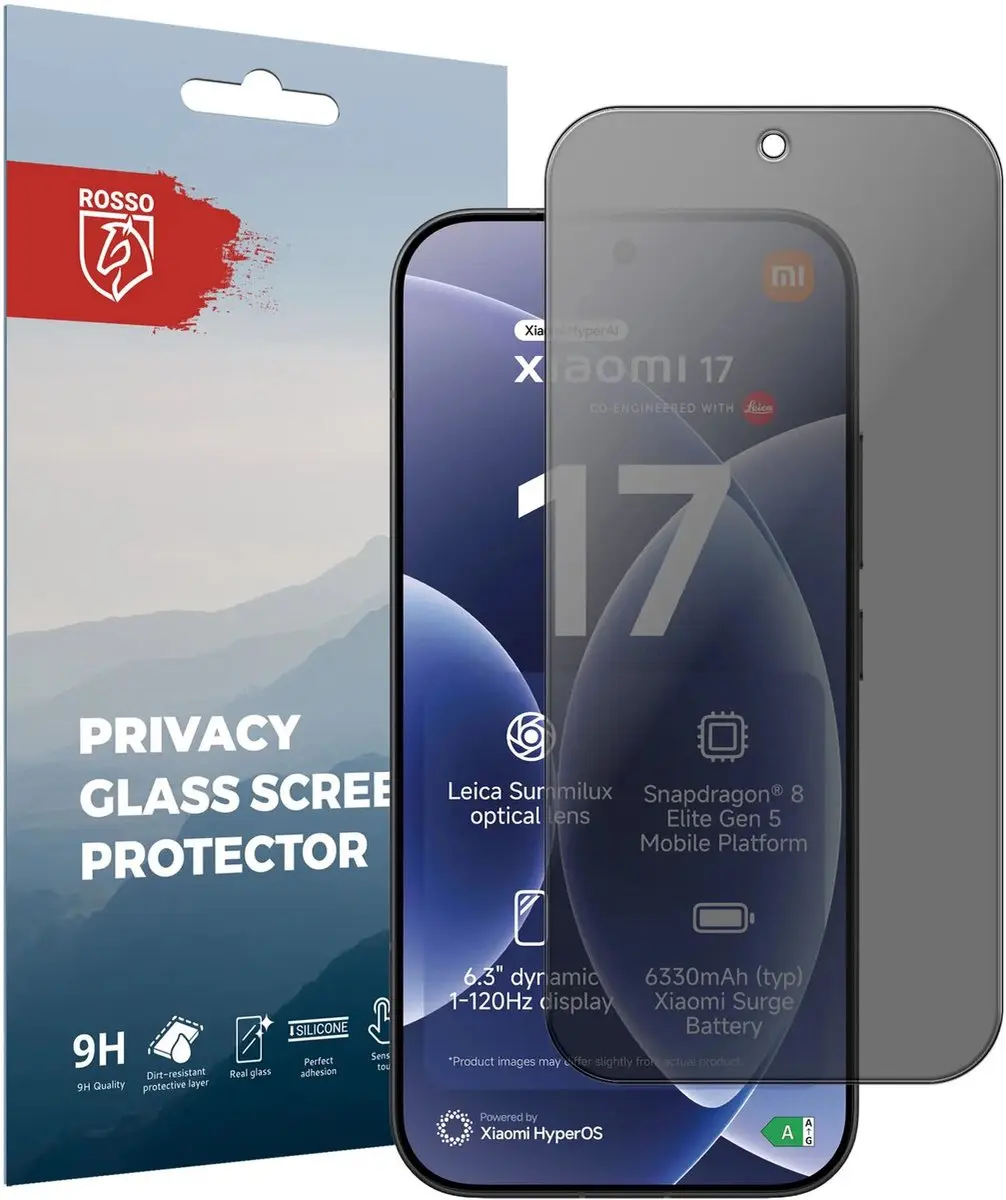 Rosso 9H Privacy Screen Protector Xiaomi 17 Ultra