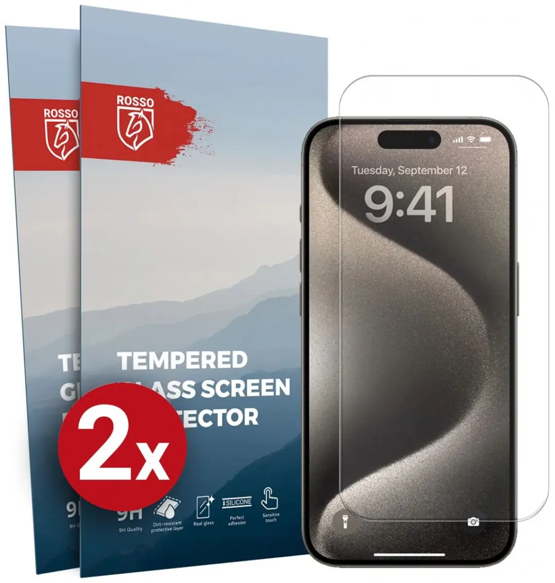 Rosso Screen Protector iPhone 15 Pro