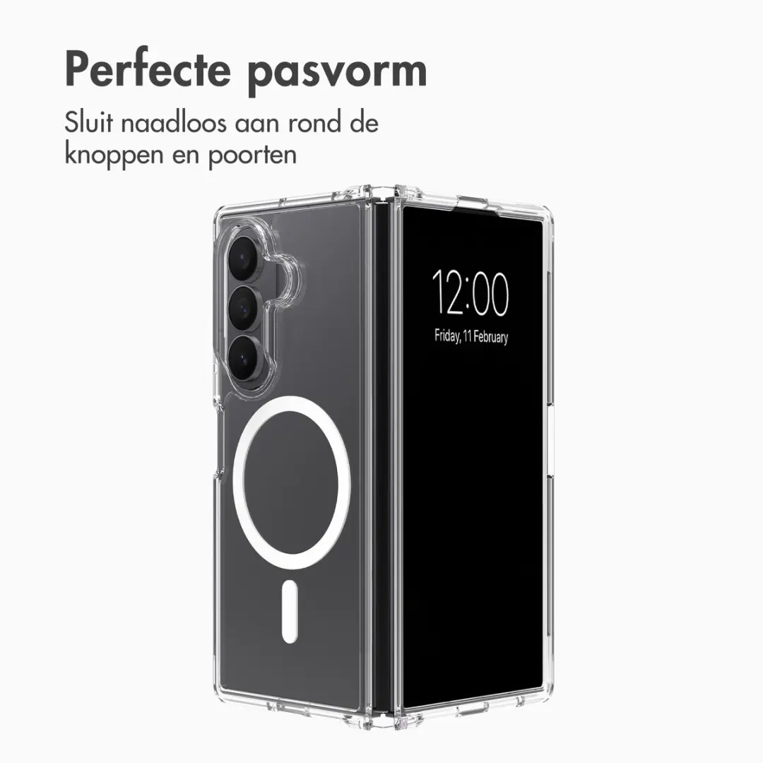 Accezz Hoesje Samsung Galaxy Z Fold8 Ultra Xtreme Impact - Transparant - afbeelding 6 van 6
