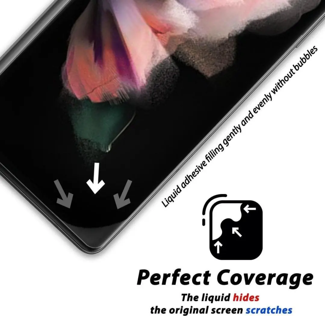 Whitestone Dome Glass Screenprotector Samsung Galaxy Z Fold 3 - 2 Stuks