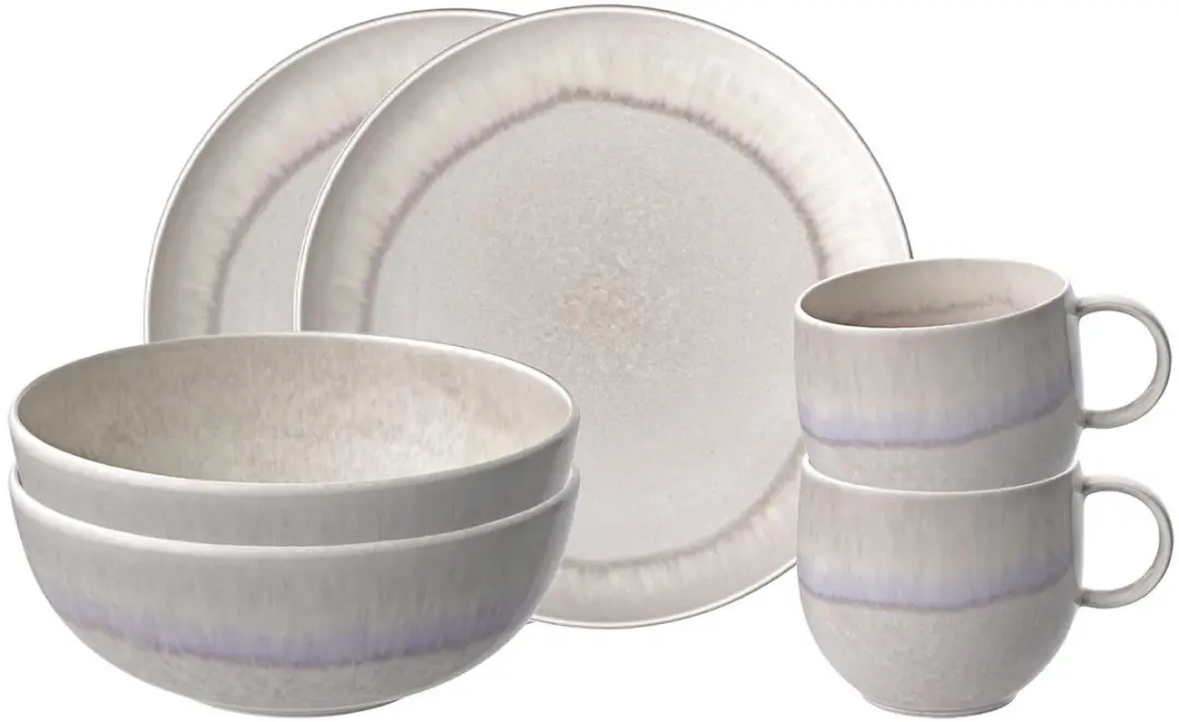 Frühstücks-Set Perlemor Sand Set van 6