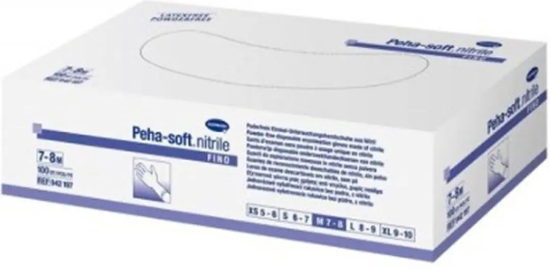 Hartmann Peha Soft Nitrile Gloves Medium Size 100 Units