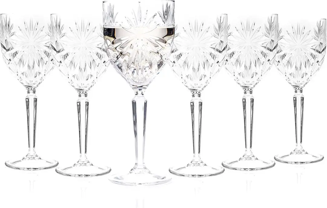 Wijnglazen set / wine glasses / royal style wine cups