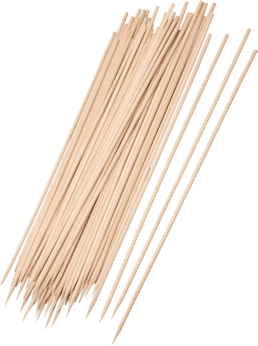 Elite 100x Bamboe houten sate prikkers/spiezen