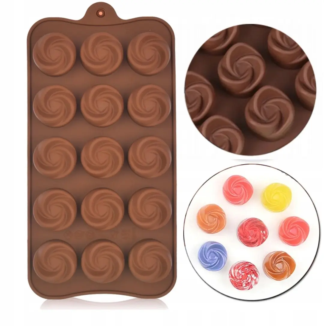 Siliconen Chocoladevorm Rozen