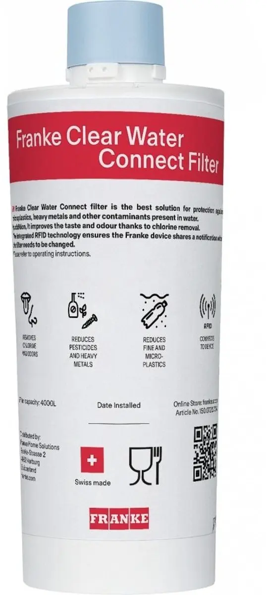 Franke Clear Water Connect Filter Mythos Wit Accesoires Spoelbak