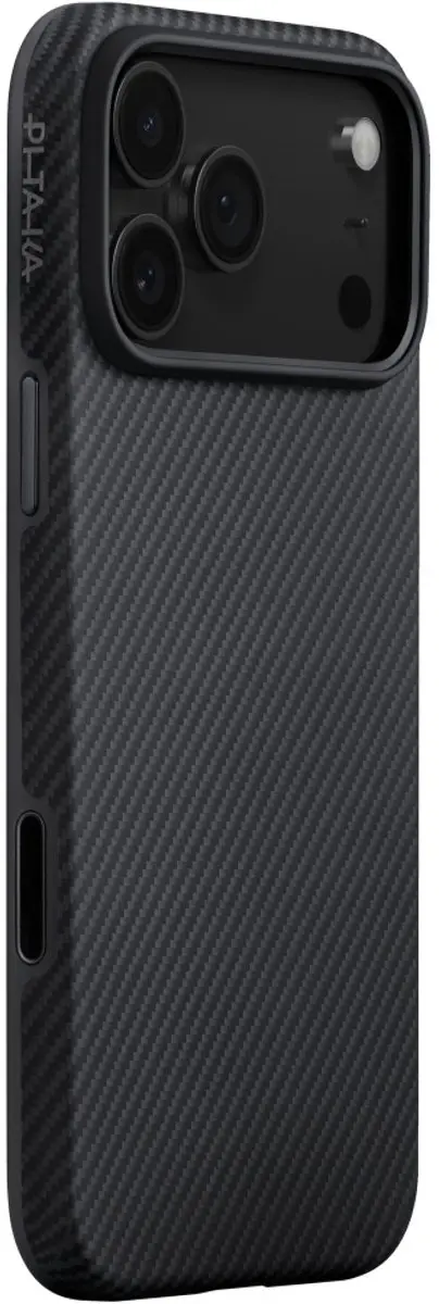 Pitaka UltraGuard iPhone 17 Pro Hoesje KI1701PB - MagSafe - Zwart