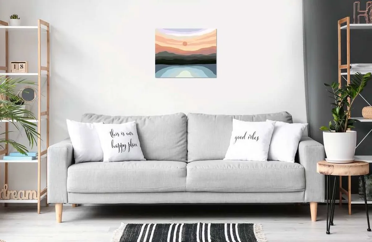 Ravensburger Minimalistisch Landschap Schilderen op Nummer - Multicolor