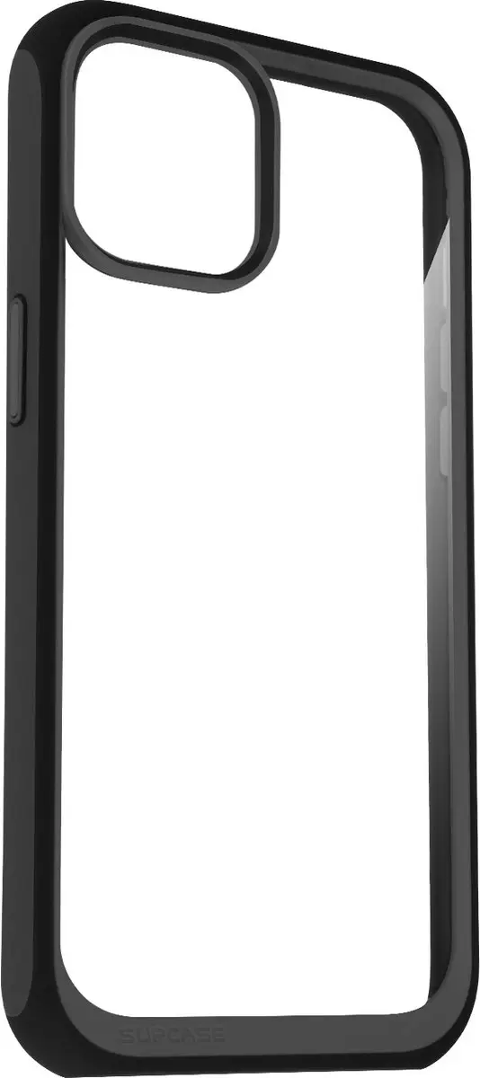 Supcase Unicorn Beetle Style Hoesje iPhone 14 Plus - Transparant Zwart