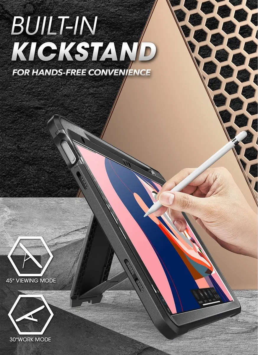 Supcase Unicorn Beetle Hoes iPad 10 10.9" 2022 - Zwart