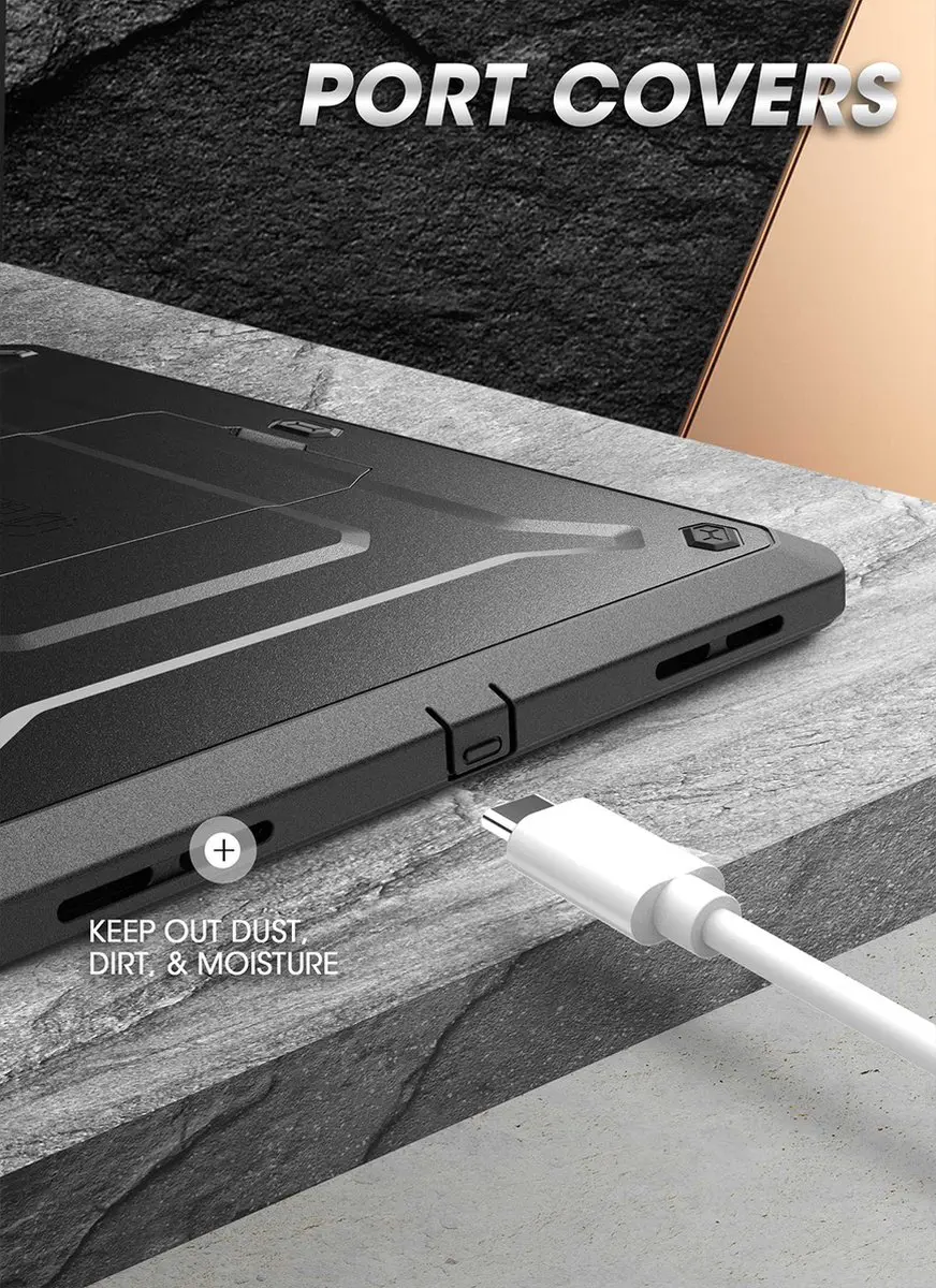 Supcase Unicorn Beetle Hoes iPad 10 10.9" 2022 - Zwart - afbeelding 6 van 6