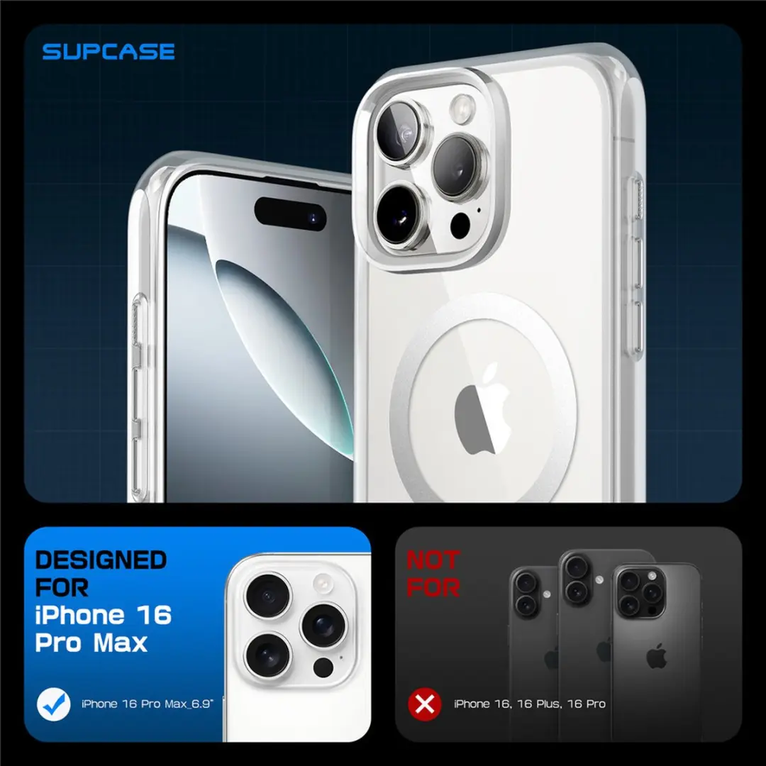 Supcase UB 12029 iPhone 16 Pro Max Hoesje - Transparant