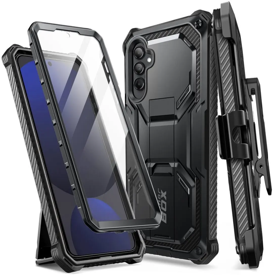 Armorbox hoesje met screenprotector geschikt voor Samsung Galaxy S24 FE