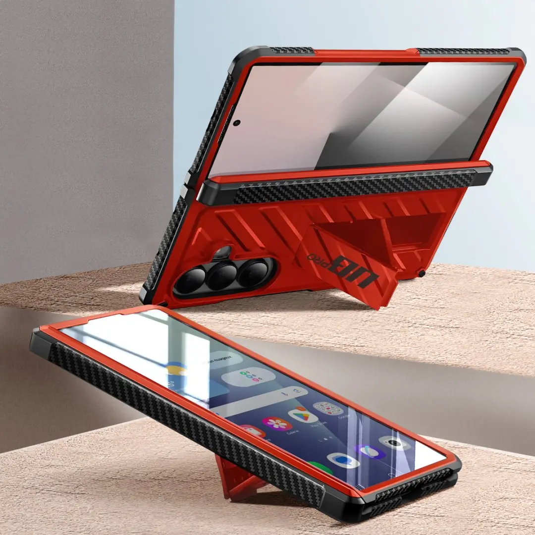 Supcase Unicorn Beetle Pro Hoesje - Samsung Galaxy Z Fold 7 - Rood