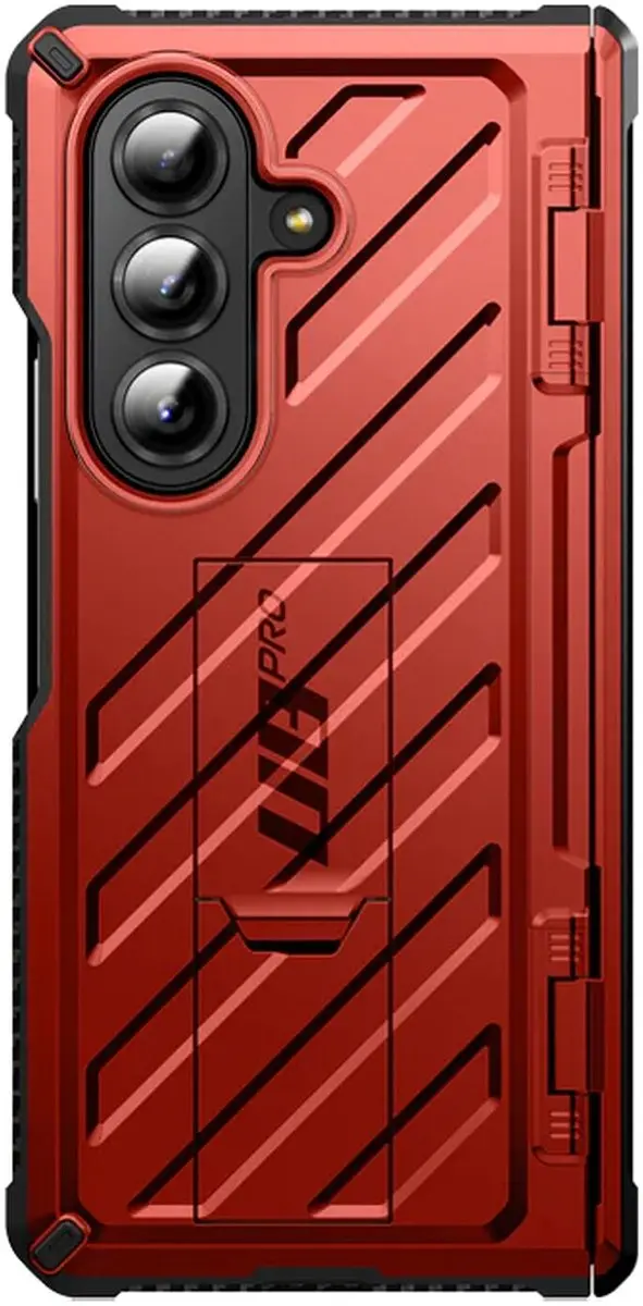 Supcase Unicorn Beetle Pro Hoesje - Samsung Galaxy Z Fold 7 - Rood - afbeelding 6 van 6