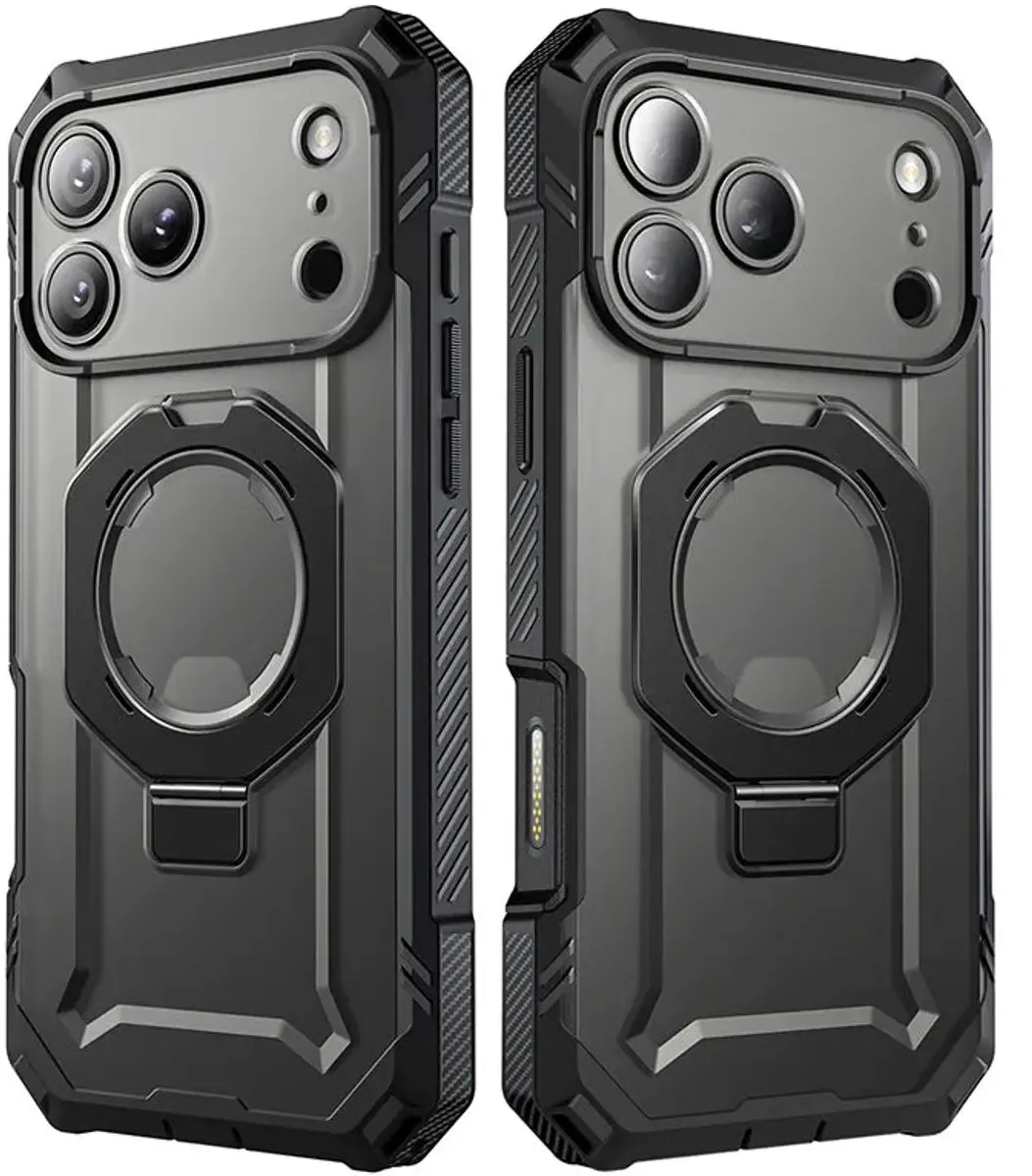 Supcase UB Grip Pro 13939 iPhone 17 Pro Max Hoesje - Zwart Transparant - afbeelding 6 van 6