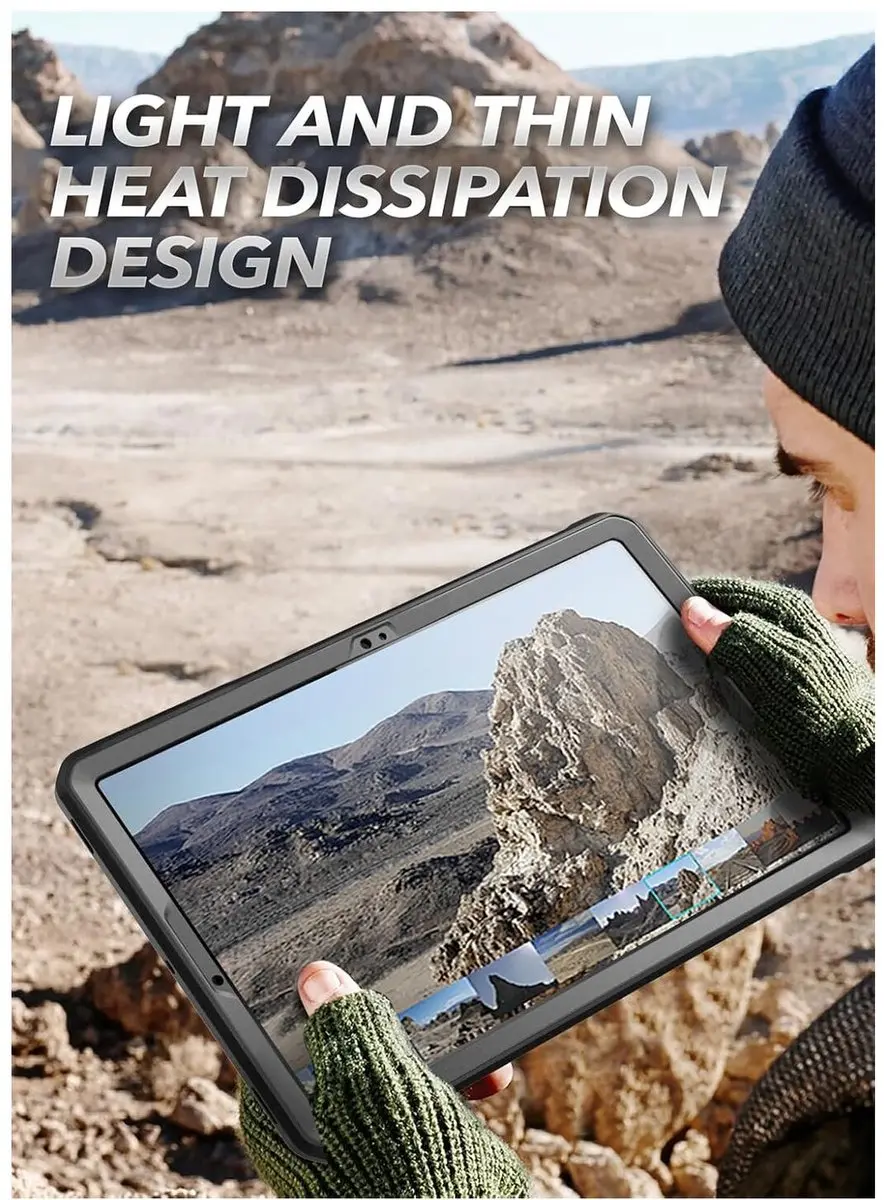 Supcase Unicorn Beetle Pro 843439159655 Hoes - Samsung Galaxy Tab S10/S9 FE 11" - Zwart