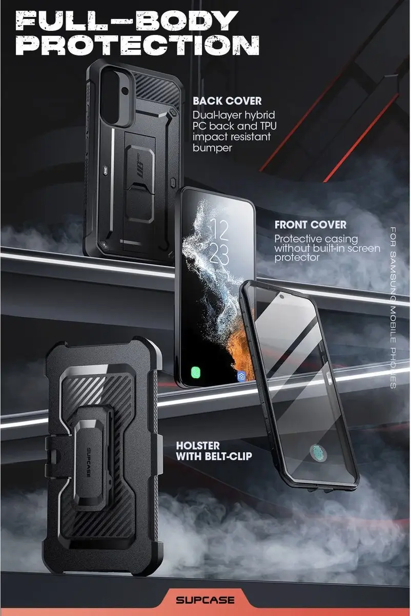 Supcase i-Blason Unicorn Beetle Pro Case Samsung Galaxy A54 - Zwart - afbeelding 6 van 6
