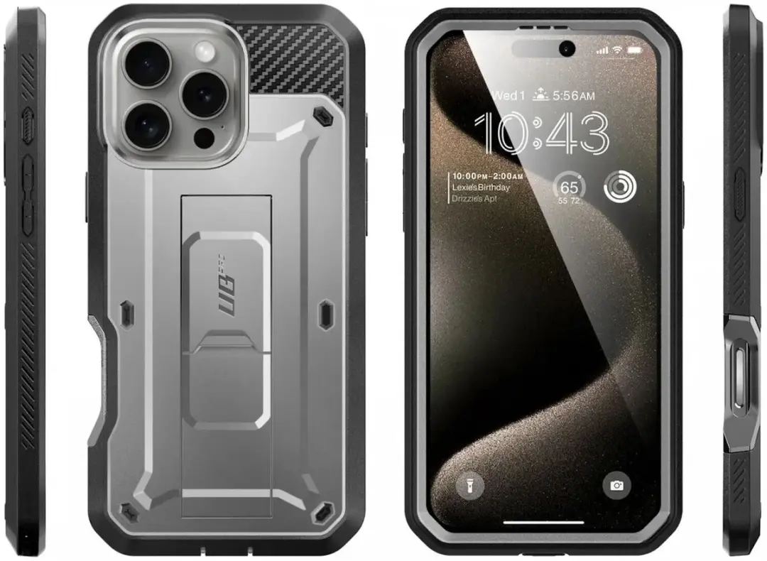 Supcase Unicorn Beetle Pro Hoesje iPhone 16 Pro Max - Grijs
