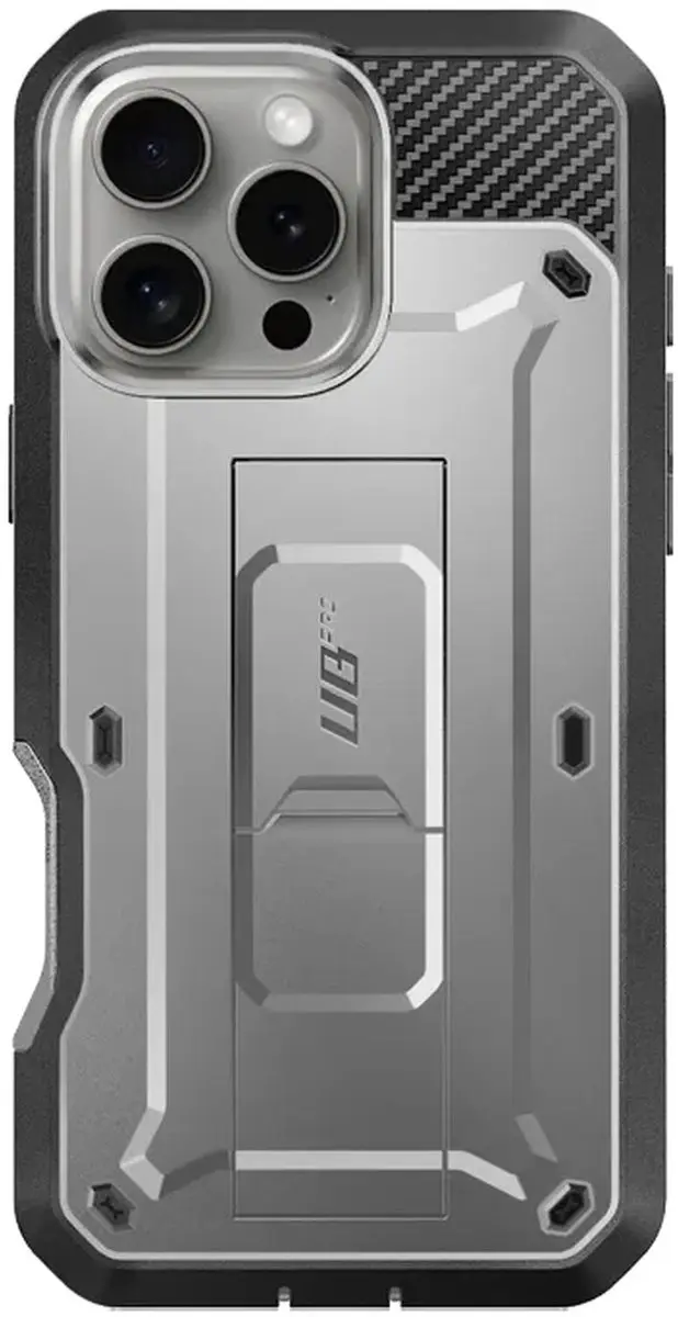 Supcase Unicorn Beetle Pro Hoesje iPhone 16 Pro Max - Grijs