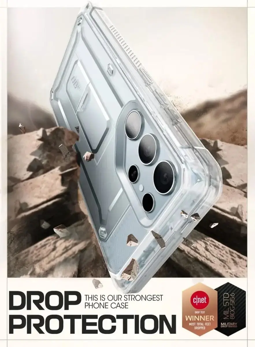 Supcase i-Blason Unicorn Beetle Pro Case Samsung Galaxy S24 Ultra - Transparant BACK-SPC-PRO-CL-S24U