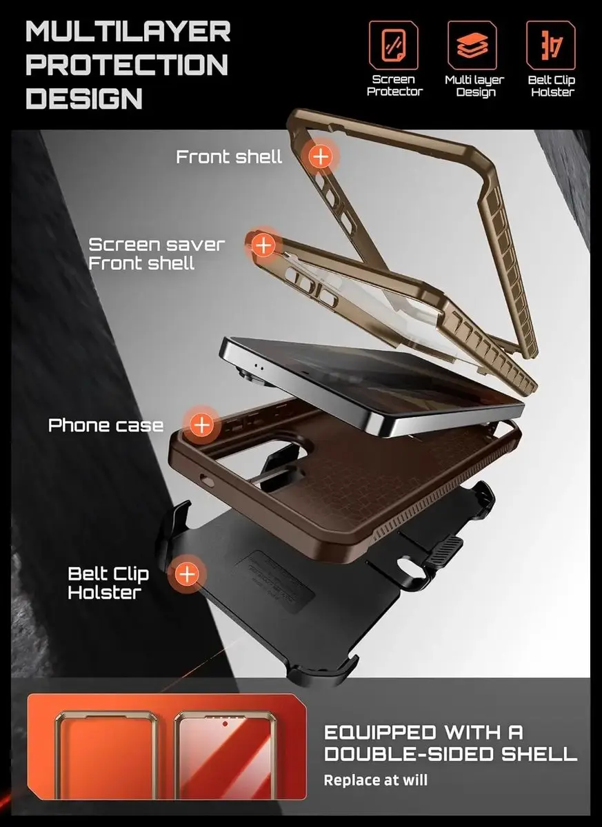 Supcase Unicorn Beetle Mag Pro Hoesje - Samsung Galaxy S26 Ultra - Bruin