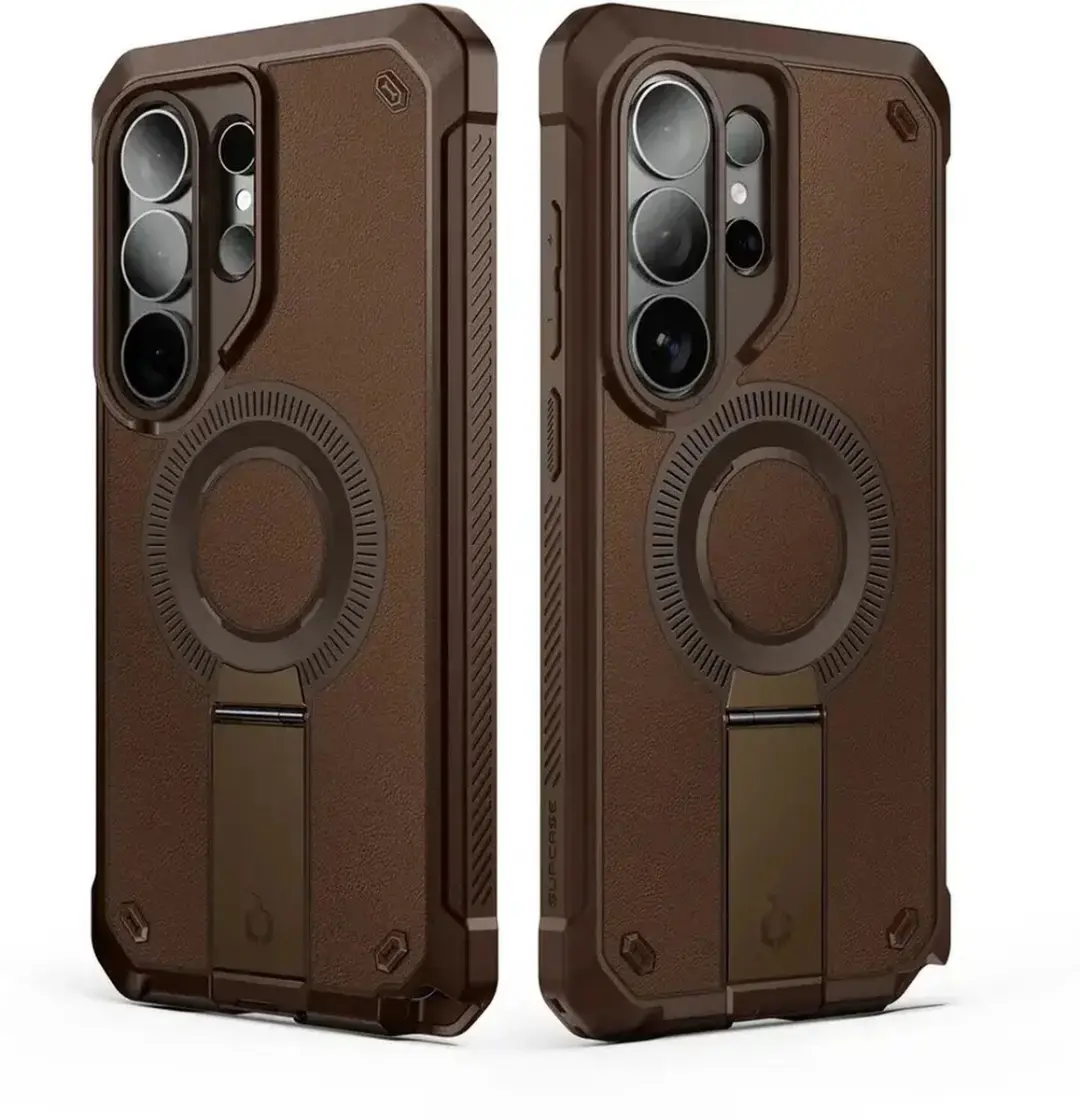 Supcase Unicorn Beetle Mag Pro Hoesje - Samsung Galaxy S26 Ultra - Bruin