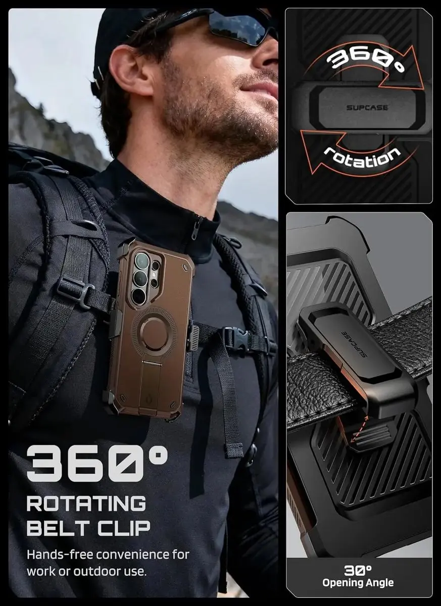 Supcase Unicorn Beetle Mag Pro Hoesje - Samsung Galaxy S26 Ultra - Bruin