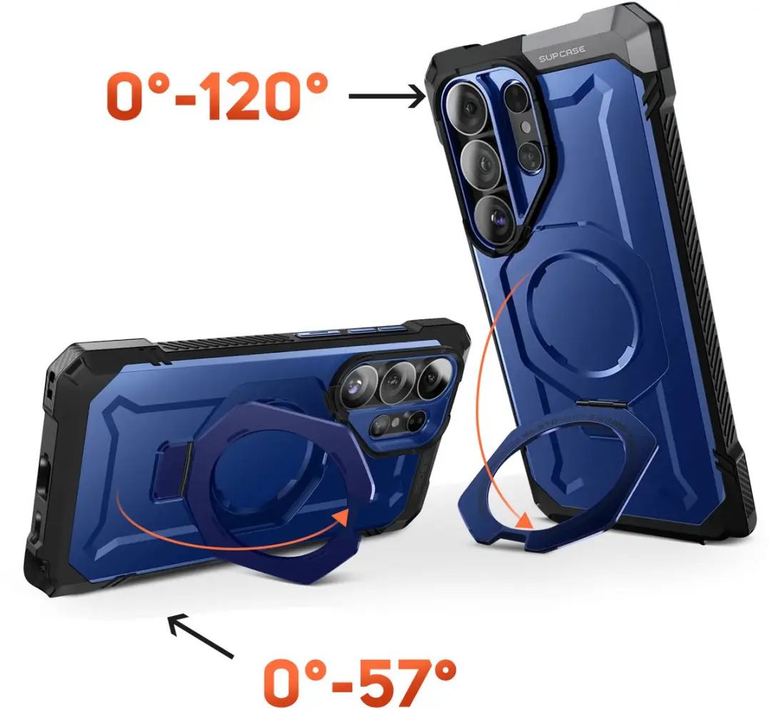 Supcase Unicorn Beetle Grip Hoesje S26 Ultra - Blauw