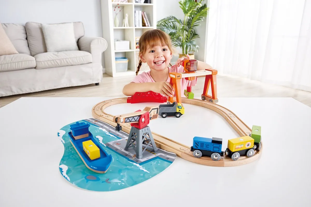 Hape E3791 Havenset Tillen en Laden