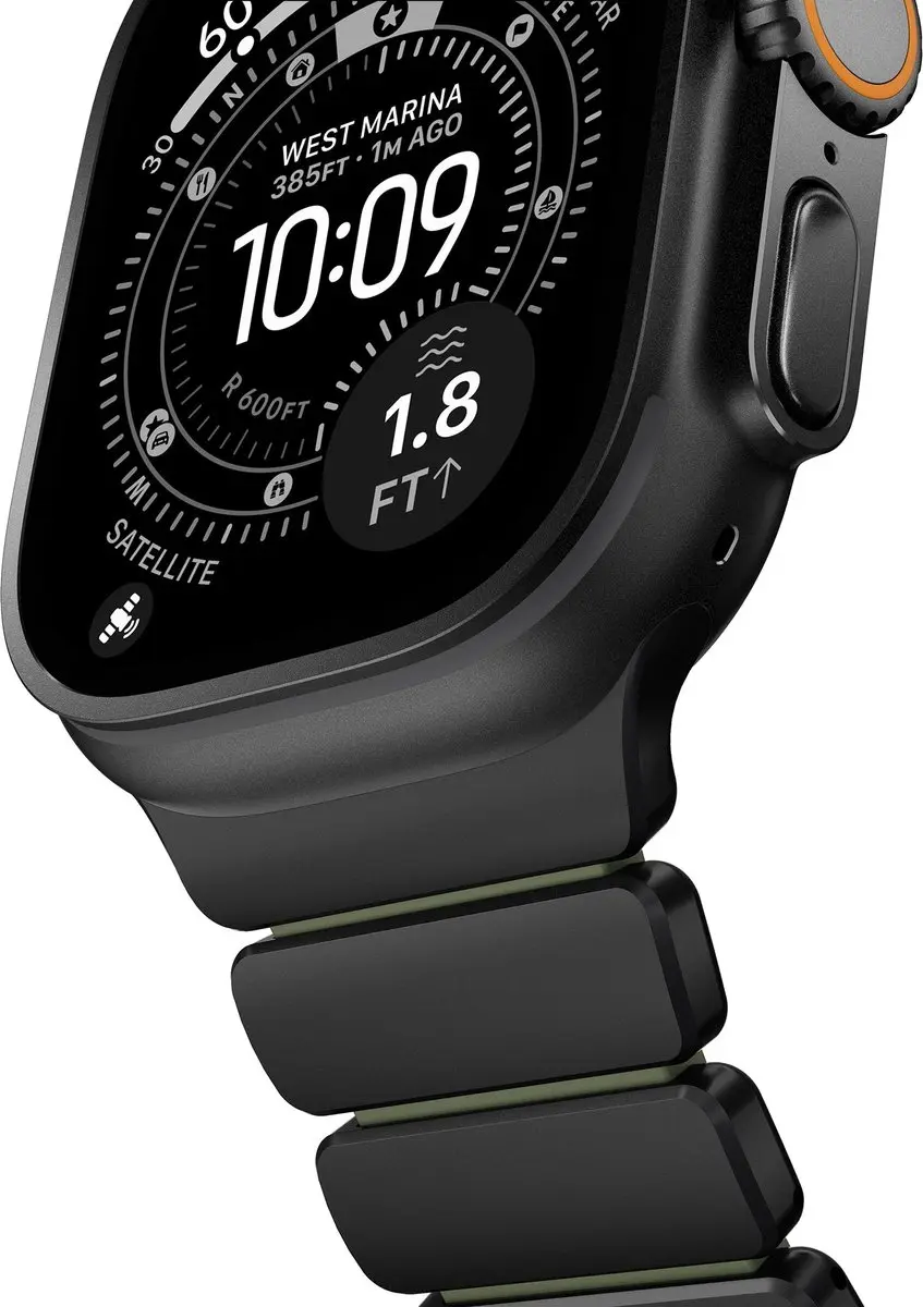 NOMAD Stratos Horlogeband Groen - 45/46/49mm - Apple Watch