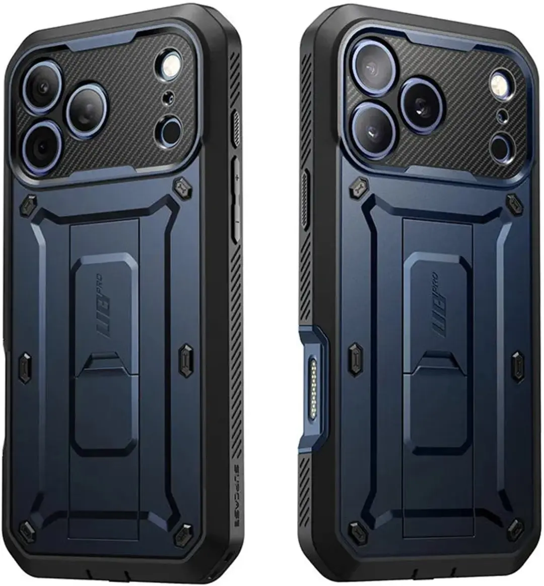Supcase Unicorn Beetle Pro BACK-SPC-PRO-NT-17X iPhone 17 Pro Max Hoesje - Blauw