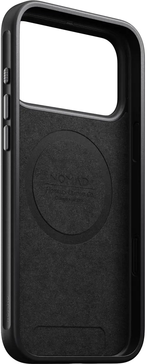 NOMAD NM014254858 Hoesje iPhone 17 Pro Max - Horween Leder - Zwart