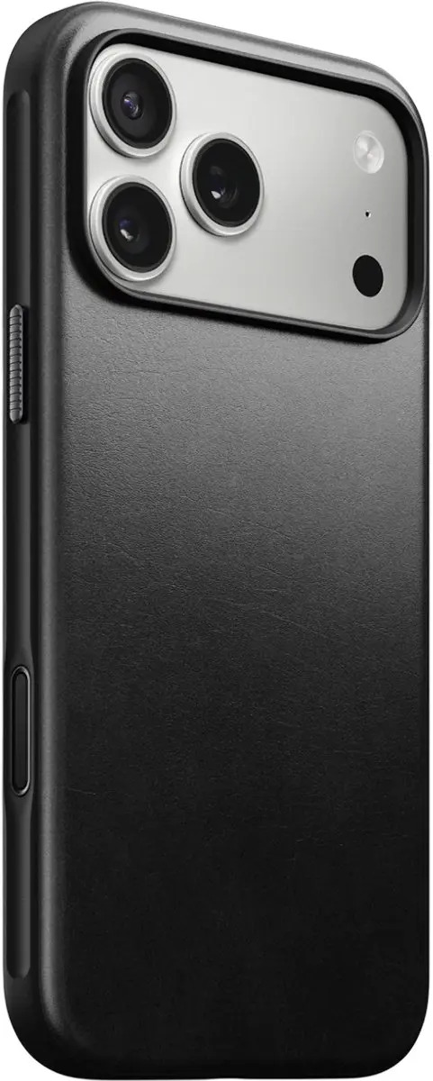 NOMAD NM014254858 Hoesje iPhone 17 Pro Max - Horween Leder - Zwart