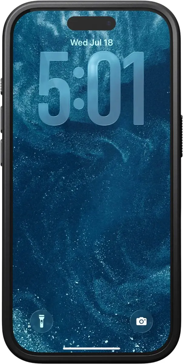 NOMAD NM014254858 Hoesje iPhone 17 Pro Max - Horween Leder - Zwart