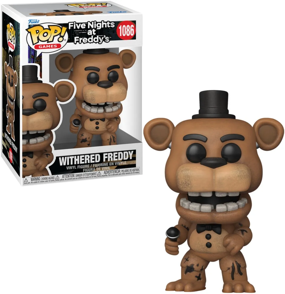 Funko Five Nights at Freddy's Withered Freddy Pop! - 1086