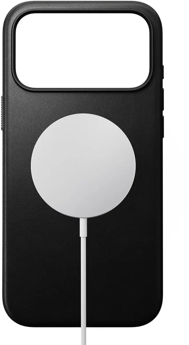 NOMAD Modern Lederen Hoesje iPhone 17 Pro Max 114656114040 - Zwart