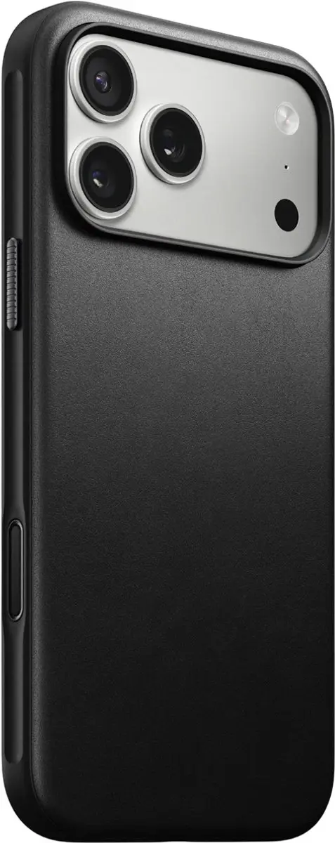 NOMAD Modern Lederen Hoesje iPhone 17 Pro Max 114656114040 - Zwart