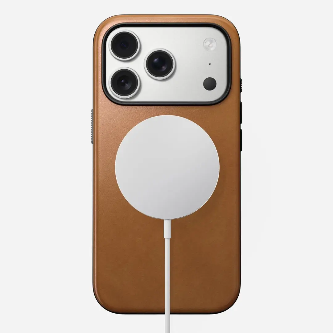 NOMAD Modern Lederen Hoesje iPhone 17 Pro 114654118I8I - Bruin