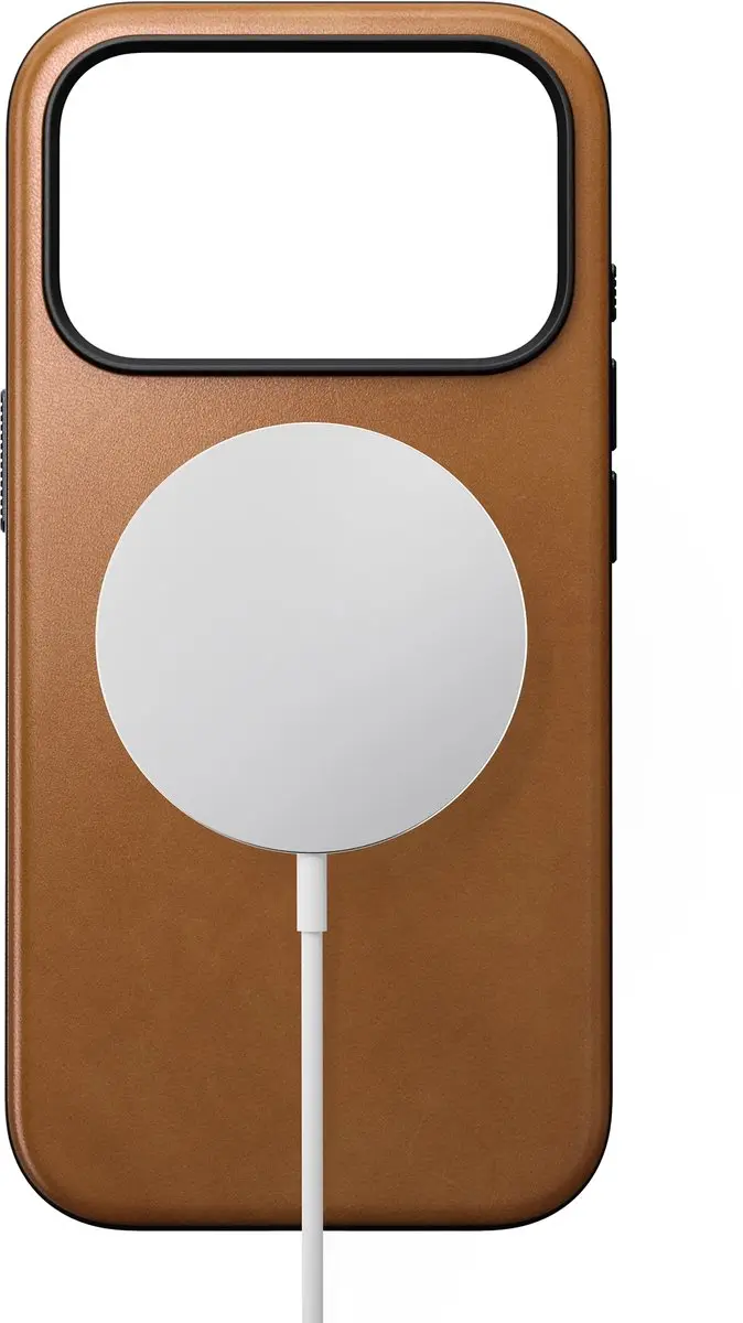 Nomad Modern Lederen Hoesje iPhone 17 Pro