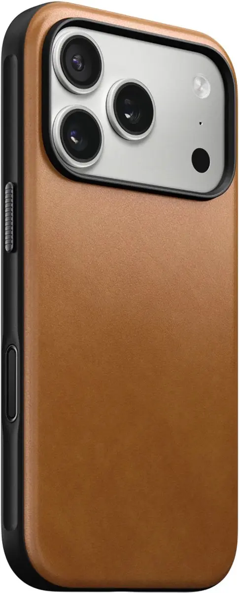 NOMAD Modern Lederen Hoesje iPhone 17 Pro 114654118I8I - Bruin