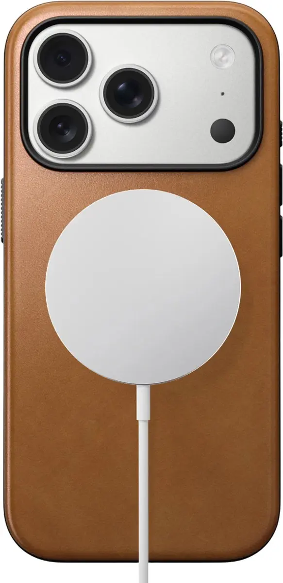 NOMAD Modern Lederen Hoesje iPhone 17 Pro 114654118I8I - Bruin