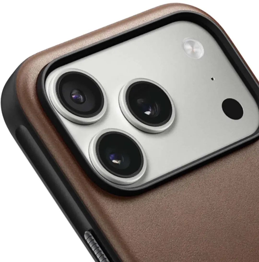NOMAD Modern Lederen Hoesje iPhone 17 Pro - Bruin - MPN 114657114080