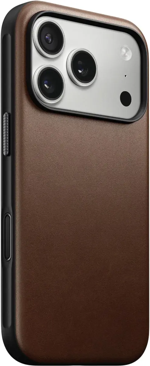NOMAD Modern Lederen Hoesje iPhone 17 Pro - Bruin - MPN 114657114080