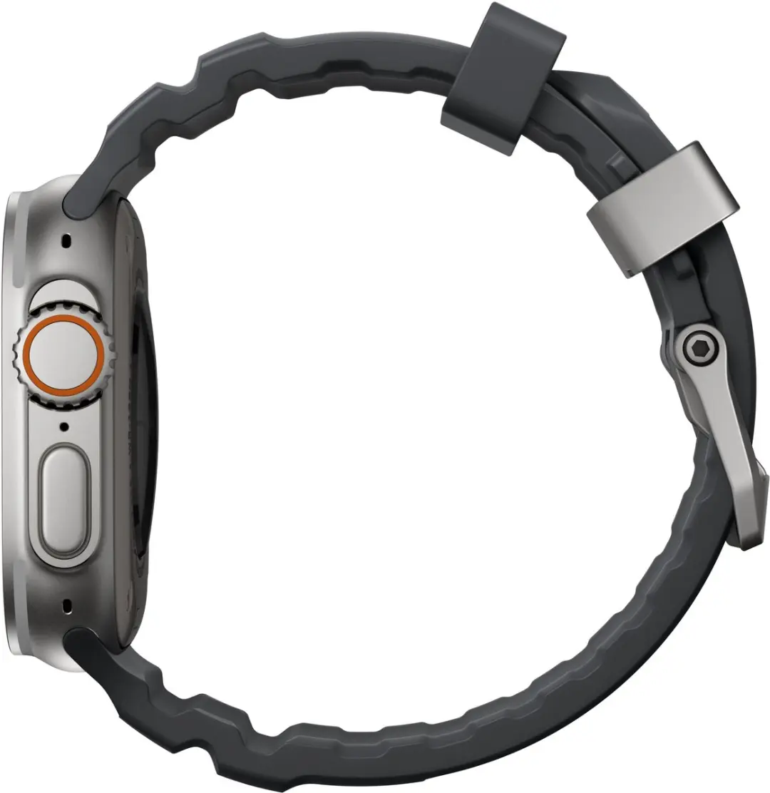 NOMAD Rocky Point Horlogeband - FKM Fluorelastomeer 45-49mm - Grijs - afbeelding 6 van 6